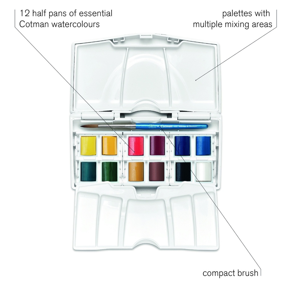 SET DE ACUARELA POCKET 0390373 COTMAN - WINSOR & NE