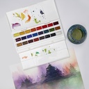 SET DE ACUARELA STUDIO 0390084 COTMAN 24 PASTILLAS - WINSOR & NE