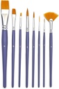 SET DE PINCELES SINTETICO 8 CON ABANICO SURTIDOS - PEBEO