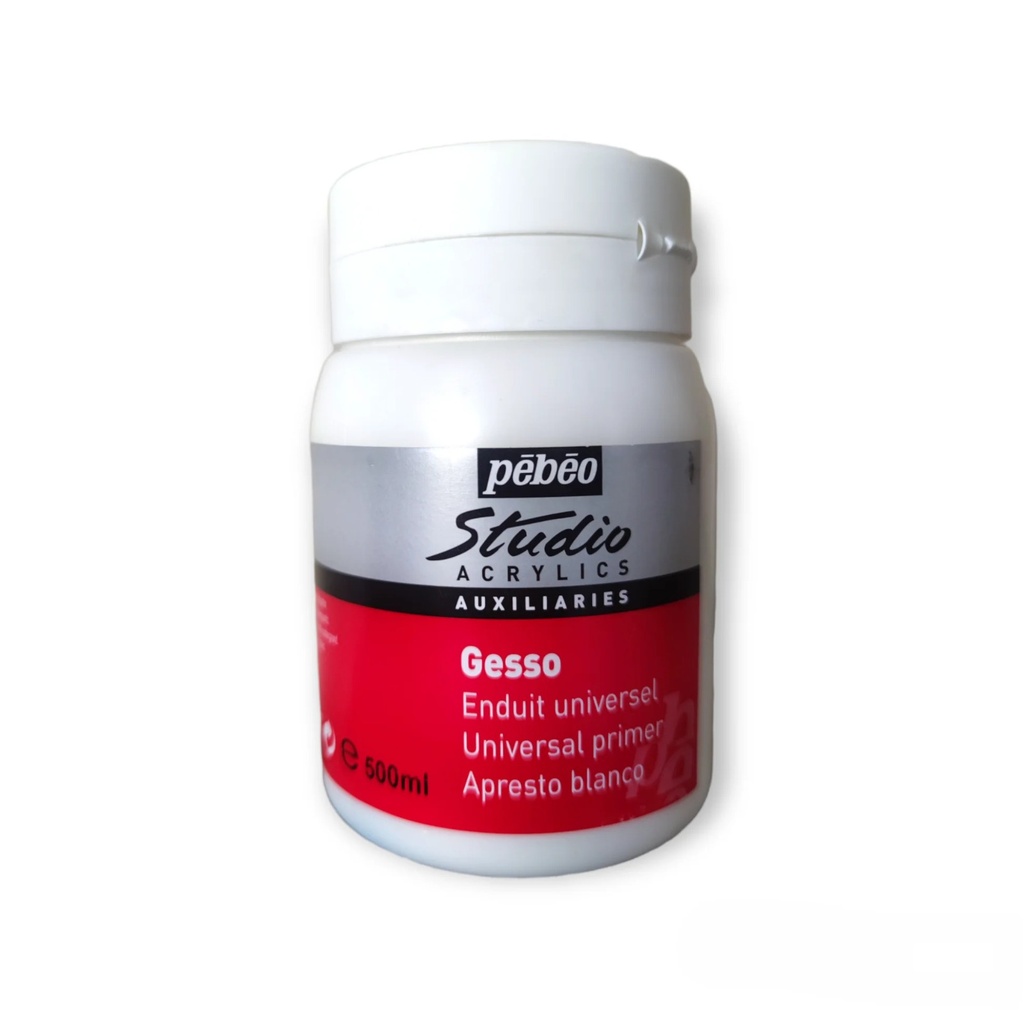 GESSO ACRILICO 500ML UNIVERSAL - PEBEO