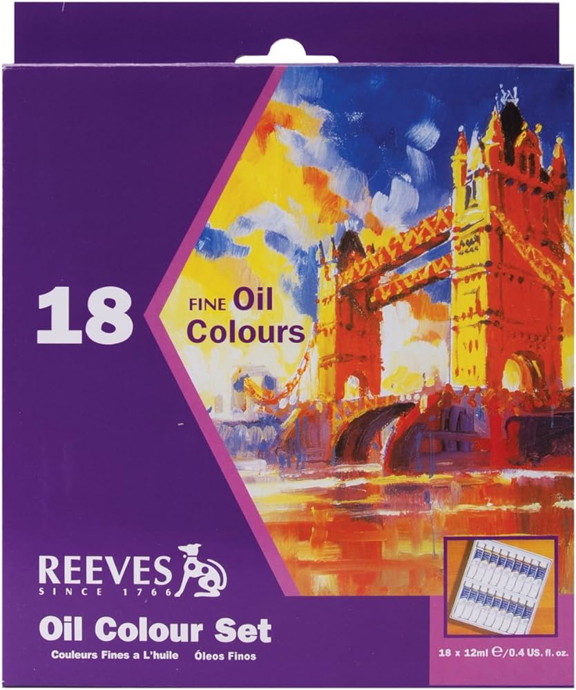 OLEO EN TUBO DE 12ML DE 18 COLORES 8590301 - REEVES