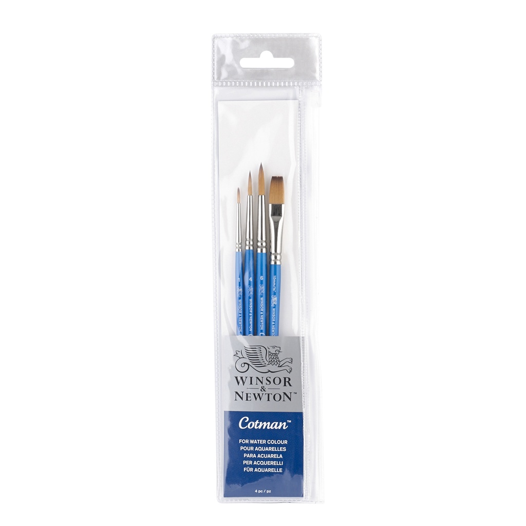 SET DE PINCELES COTMAN 4PK 5390604 - WINSOR & NE