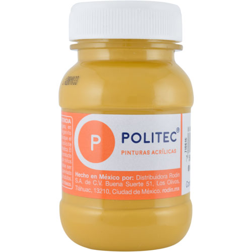 PINTURA ACRILICA 100ML OCRE NO.303 - POLITEC