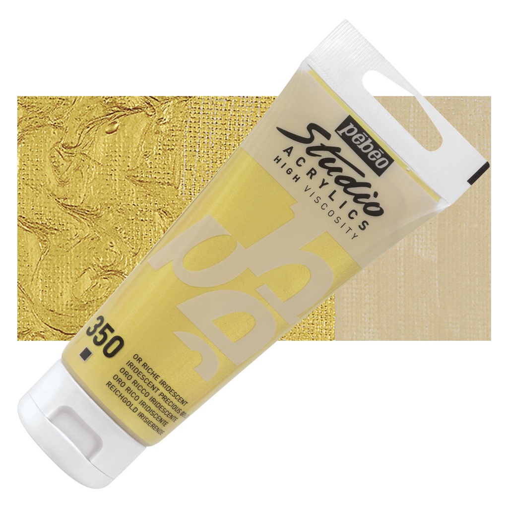 ACRILICO STUDIO 100ML IRID. OR RICH NO.350 - PEBEO
