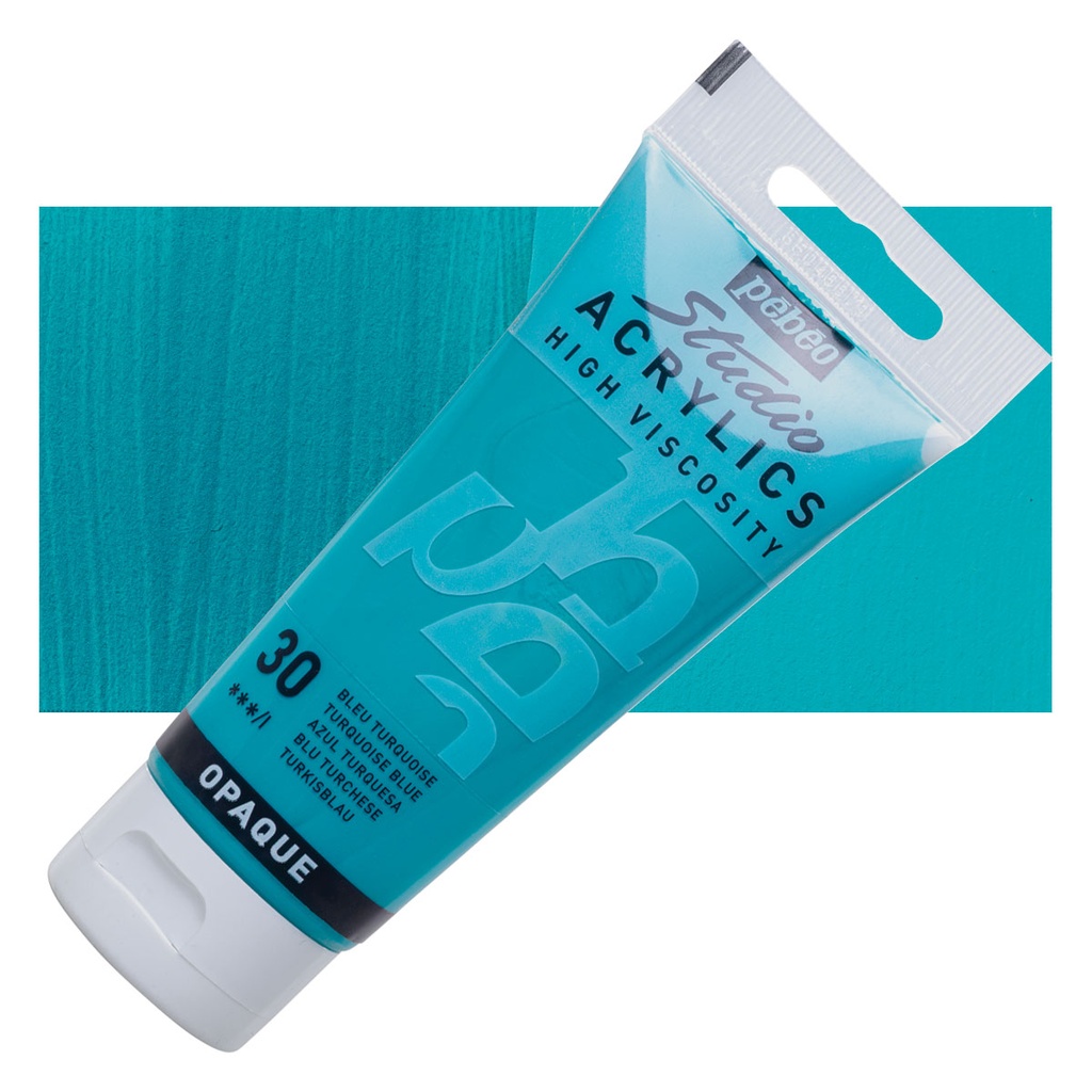ACRILICO STUDIO 100ML TURQ BLUE NO.30 - PEBEO
