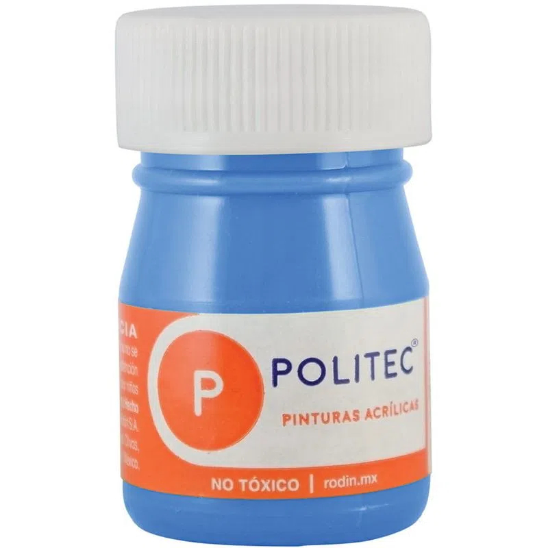 PINTURA ACRILICA 20ML AZUL CELESTE NO.313 - POLITEC