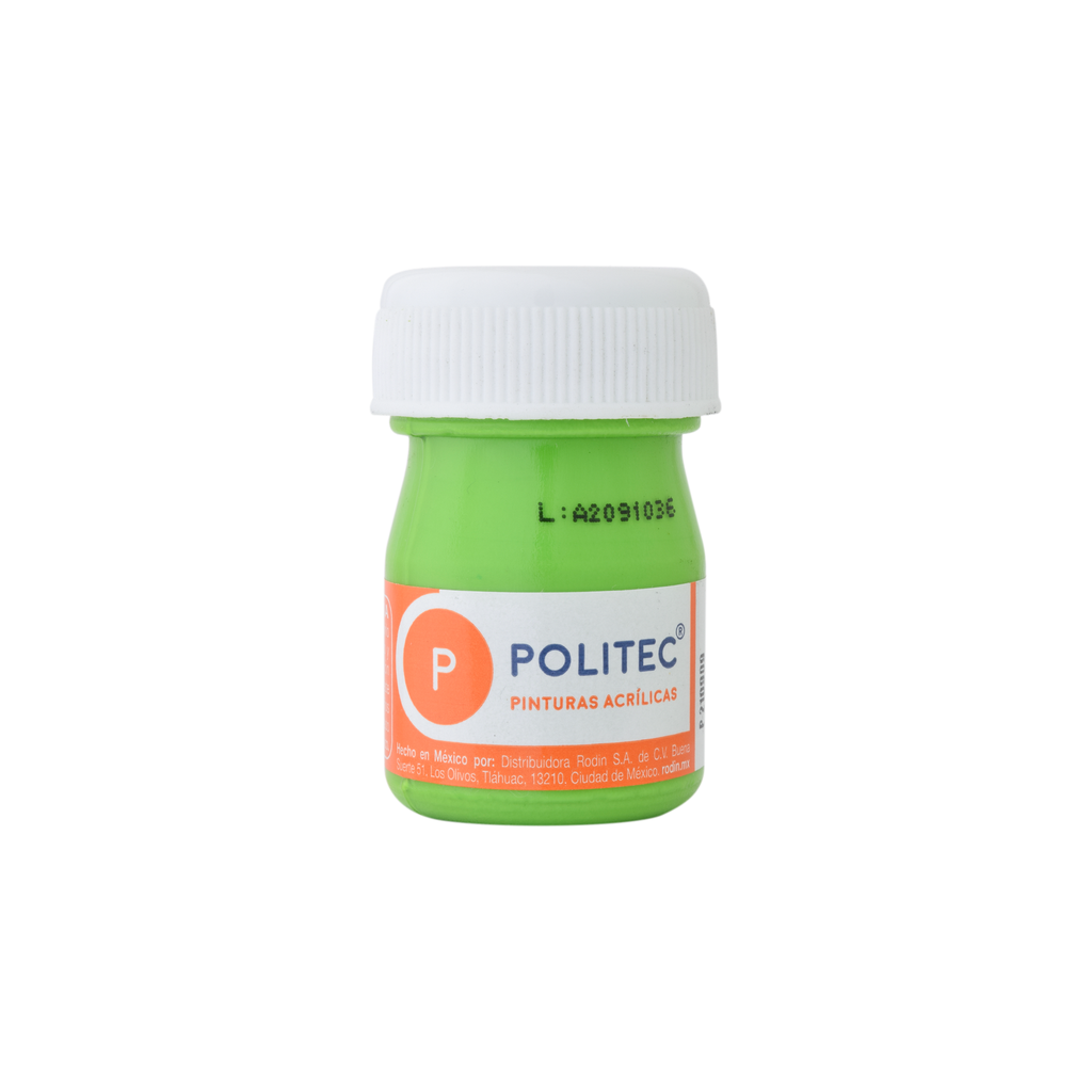 PINTURA ACRILICA 20ML LIMA NO.345 - POLITEC