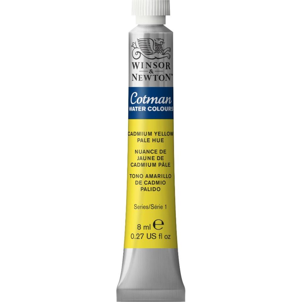 ACUARELA COTMAN 8ML CADMIUM YELLOW PALE HUE 119 - WINSOR & NE