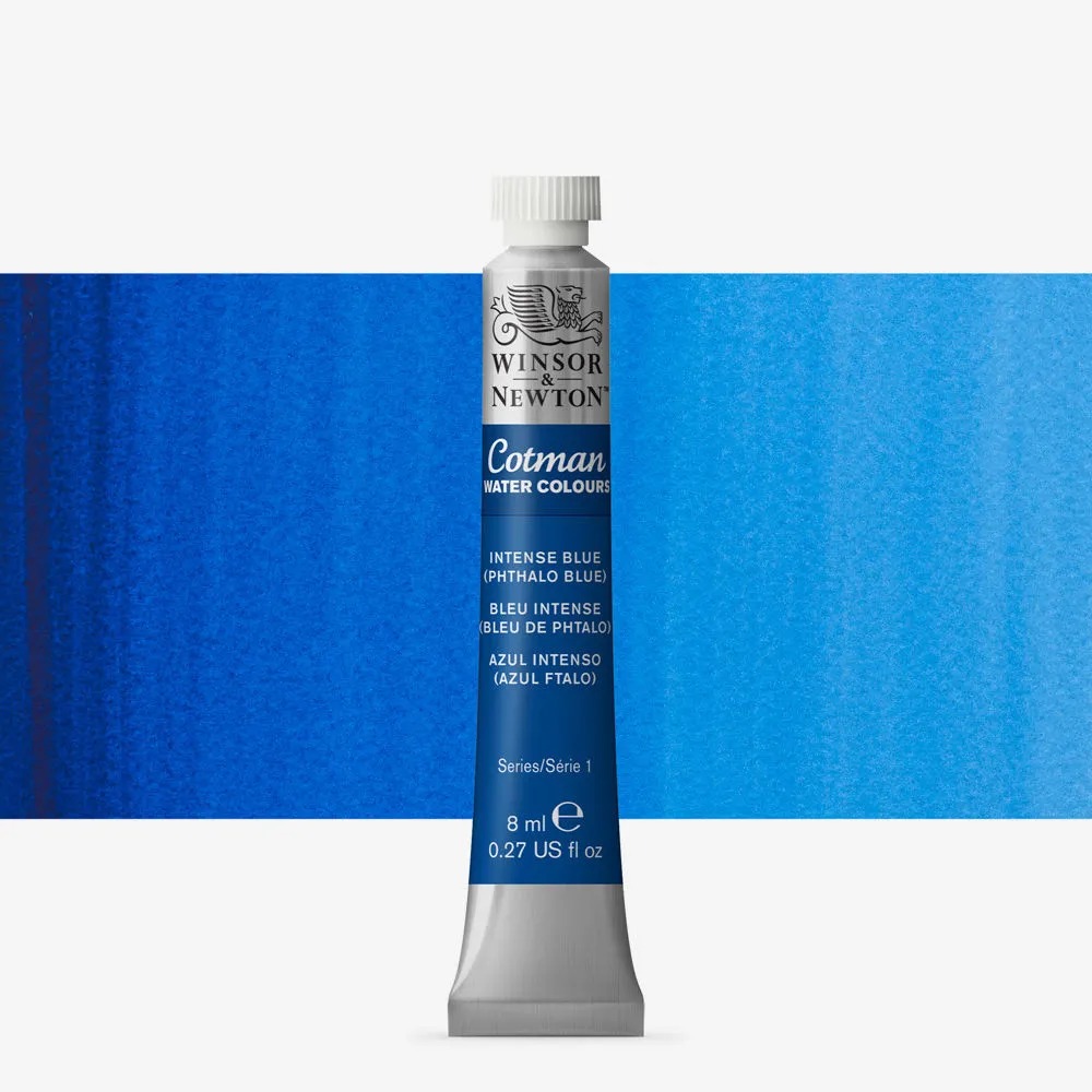 ACUARELA COTMAN 8ML INTENSE BLUE 327 - WINSOR & NE