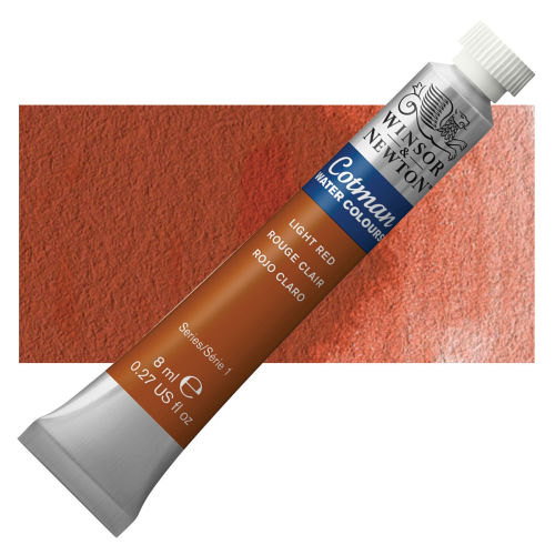 ACUARELA COTMAN 8ML LIGHT RED - WINSOR & NE