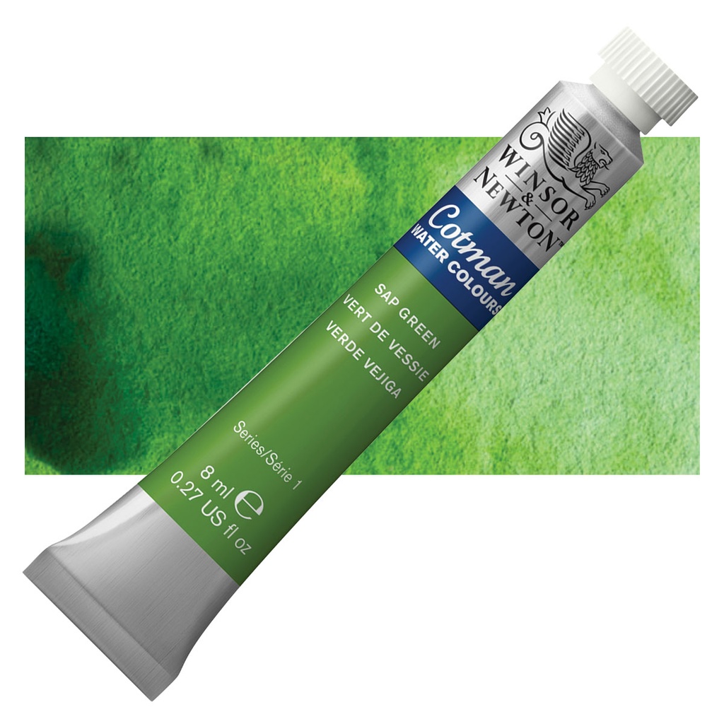 ACUARELA COTMAN 8ML SAP GREEN 599 - WINSOR & NE