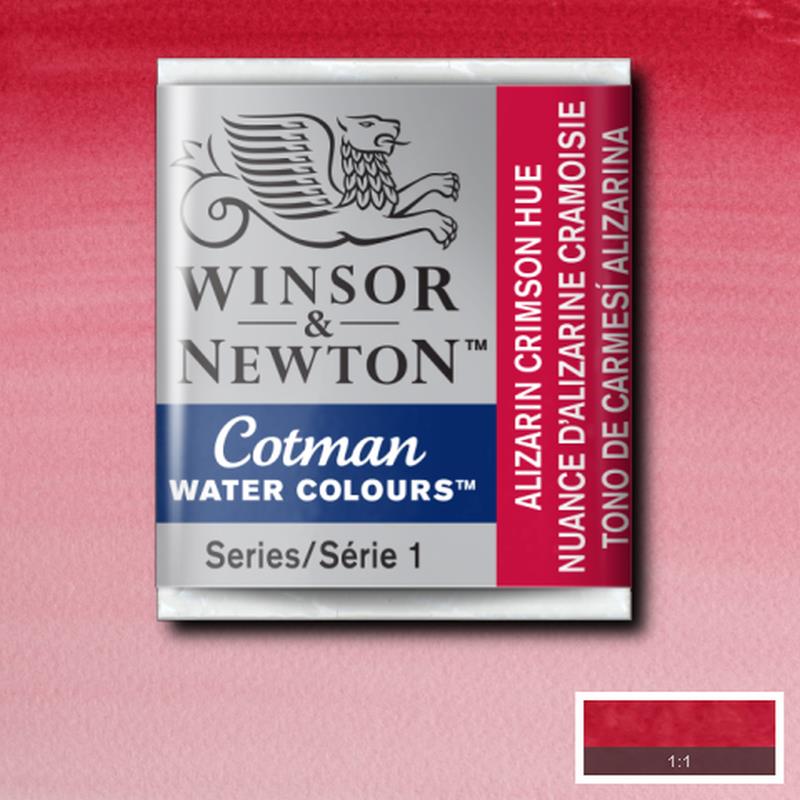 ACUARELA COTMAN EN PASTILLA ALIZARIN CRIMSON HUE 0301003 - WINSOR & NE