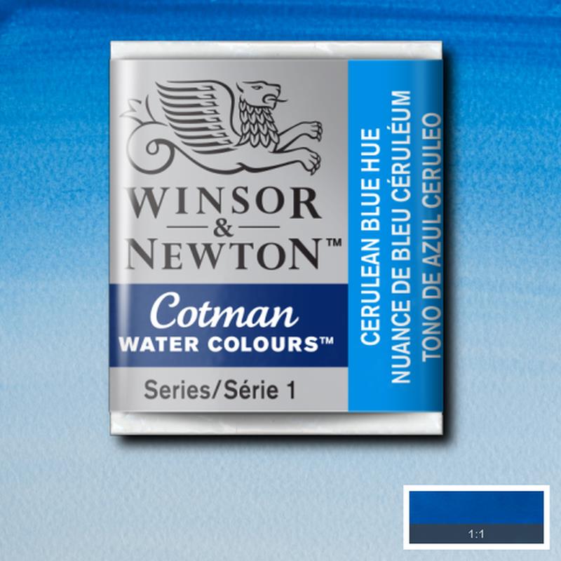 ACUARELA COTMAN EN PASTILLA CERULEAN BLUE HUE 0301139 - WINSOR & NE