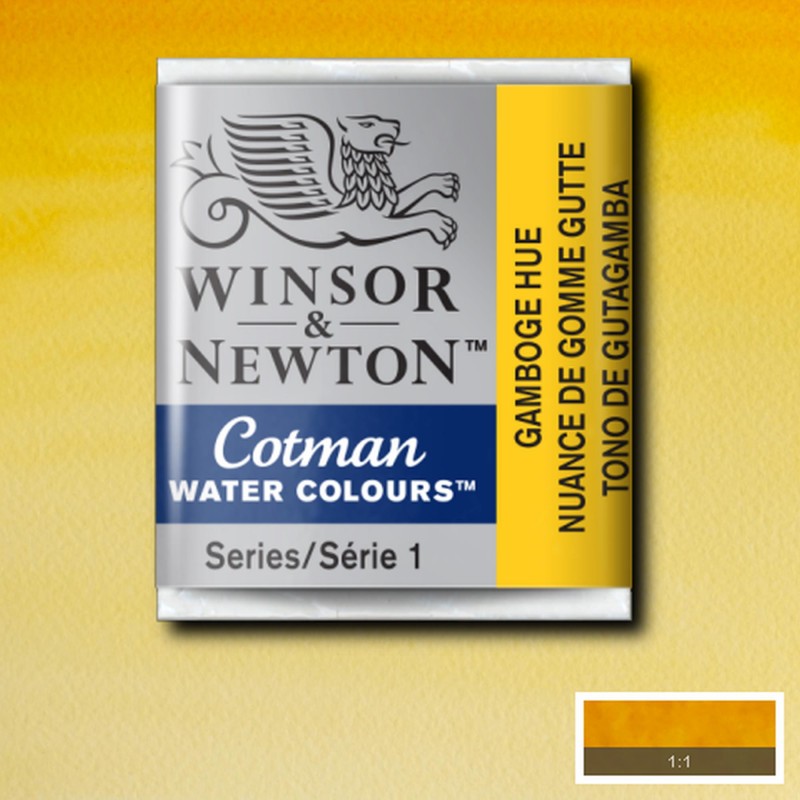 ACUARELA COTMAN EN PASTILLA GAMBOGE HUE 0101266 - WINSOR & NE