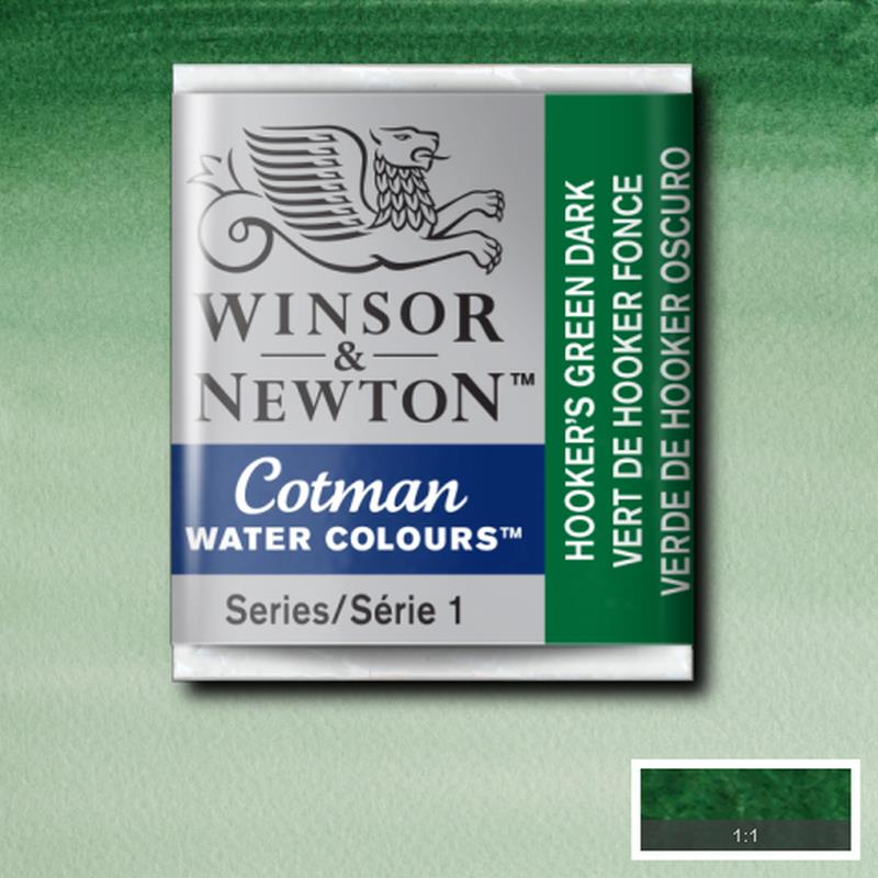 ACUARELA COTMAN EN PASTILLA HOOKERS GREEN DK 0301312 - WINSOR & NE