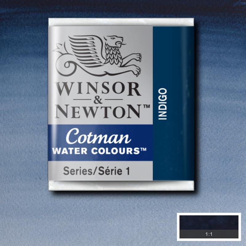 ACUARELA COTMAN EN PASTILLA INDIGO 0301322 - WINSOR & NE