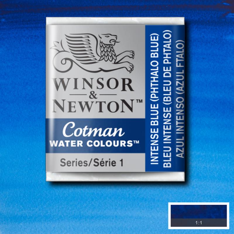 ACUARELA COTMAN EN PASTILLA INTENSE BLUE 0301327 - WINSOR & NE