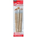 SET DE PINCELES 8 SINTETICOS SURTIDOS - PEBEO
