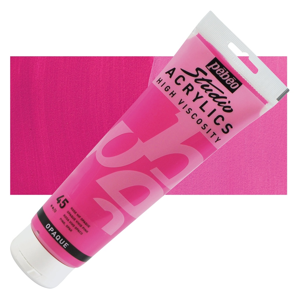 ACRILICO STUDIO 250ML VIVID PINK NO.45 - PEBEO