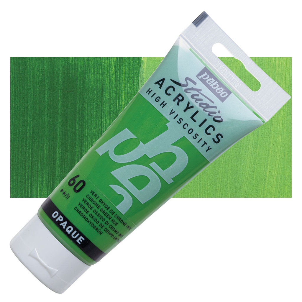 ACRILICO STUDIO 100ML CHROME GREEN HUE NO.60 - PEBEO