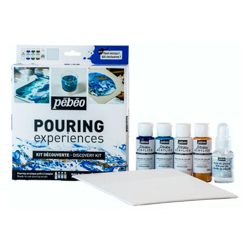 SET DE ACRILICOS P/POURING 4X59 ML - PEBEO