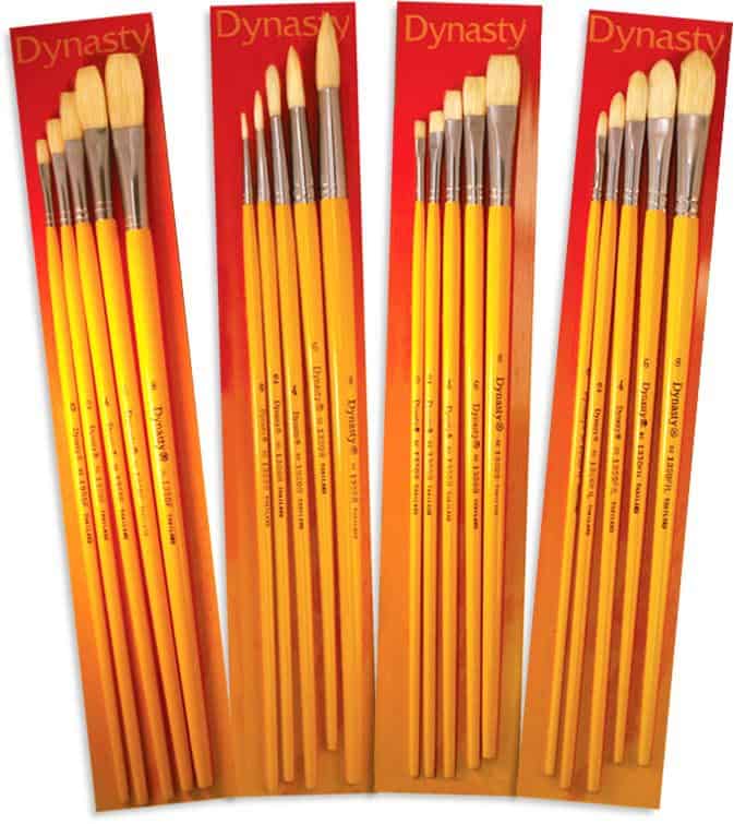 SET DE PINCELES CERDA DB-15 5PK PLANO - DYNASTY