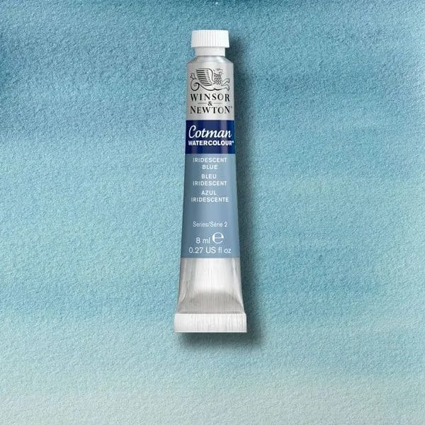 ACUARELA COTMAN 8ML IRIDESCENT BLUE - WINSOR & NE