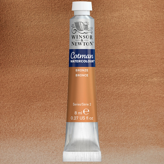 ACUARELA COTMAN 8ML BRONZE - WINSOR & NE