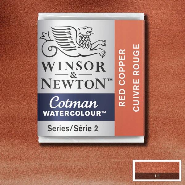 ACUARELA COTMAN EN PASTILLA RED COPPER - WINSOR & NE