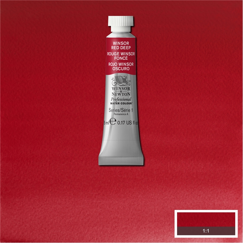 ACUARELA PROFE WINSOR RED DEEP 5ML S1 - WINSOR & NE
