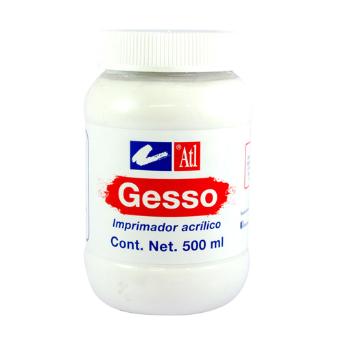 [7501139121374] GESSO ACRILICO ATL 500ML - ATL