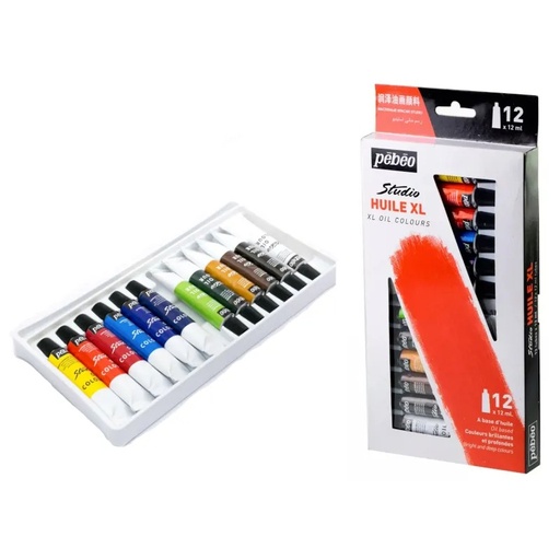 [3167866681006] OLEO EN TUBO DE 12ML DE 12 COLORES P 6660124 - PEBEO