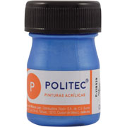 [7501230051310] PINTURA ACRILICA 20ML AZUL NACARADO NO.513 - POLITEC