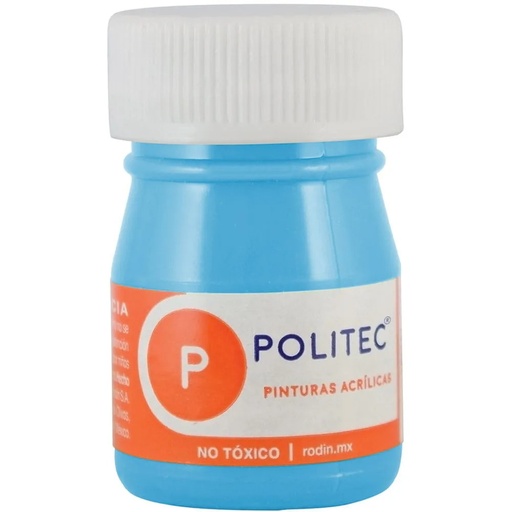 [7501230031619] PINTURA ACRILICA 20ML AZUL PASTEL NO.316 - POLITEC
