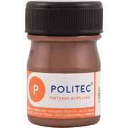 [7501230050412] PINTURA ACRILICA 20ML CAFE NACARADO NO.504 - POLITEC