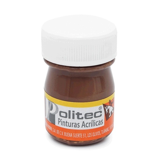 [7501230033910] PINTURA ACRILICA 20ML CANELA NO.339 - POLITEC