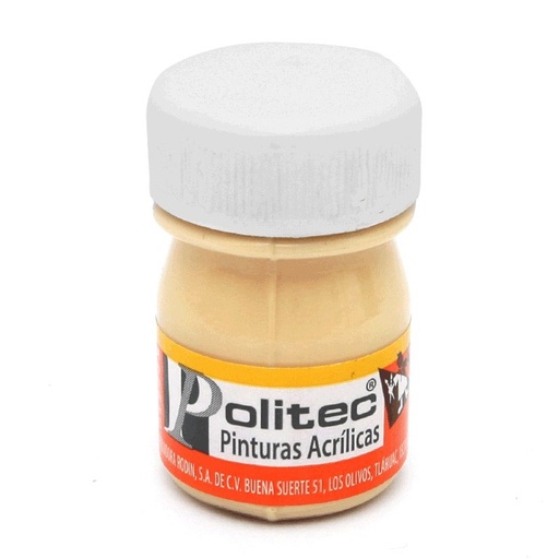 [7501230032012] PINTURA ACRILICA 20ML CREMA NO.320 - POLITEC