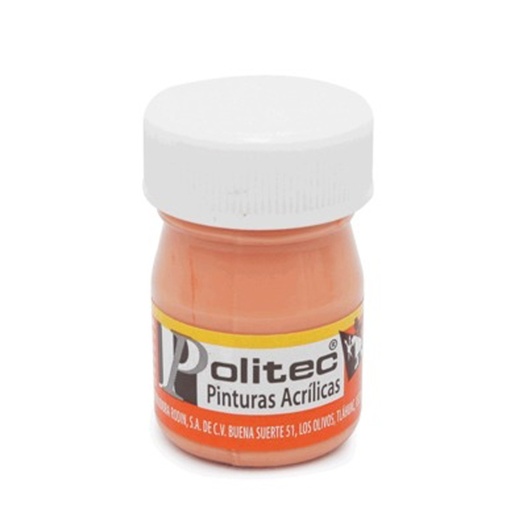 [7501230033118] PINTURA ACRILICA 20ML DURAZNO NO.331 - POLITEC