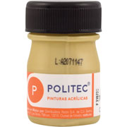 [7501230050313] PINTURA ACRILICA 20ML OCRE NACARADO NO.503 - POLITEC