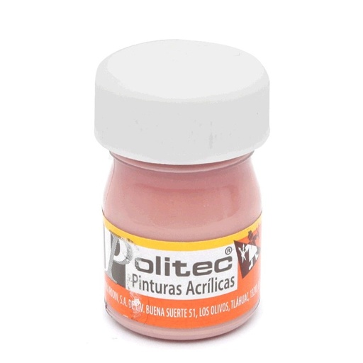 [7501230033811] PINTURA ACRILICA 20ML PALO ROSA NO.338 - POLITEC