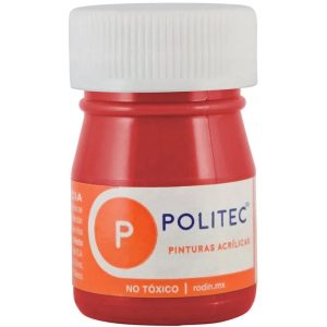 [7501230031411] PINTURA ACRILICA 20ML ROJO NO.314 - POLITEC