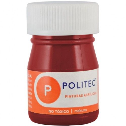 [7501230030919] PINTURA ACRILICA 20ML ROJO TOLUIDINA NO.309 - POLITEC