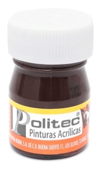 [7501230030414] PINTURA ACRILICA 20ML SOMBRA CAFE NO.304 - POLITEC