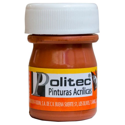 [7501230034016] PINTURA ACRILICA 20ML TERRACOTA NO.340 - POLITEC
