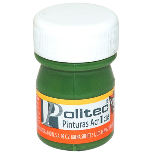 [7501230032517] PINTURA ACRILICA 20ML VERDE NILO NO.325 - POLITEC