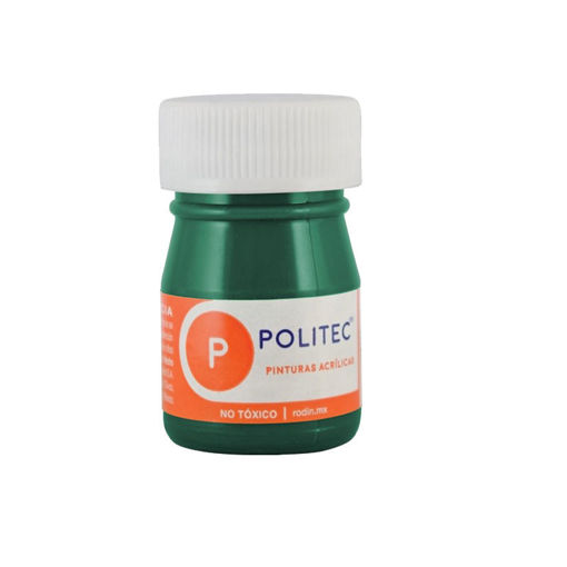 [7501230030612] PINTURA ACRILICA 20ML VERDE OSCURO NO.306 - POLITEC