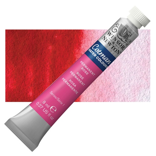 [884955085066] ACUARELA COTMAN 8ML PERMANENT ROSE 502 - WINSOR & NE