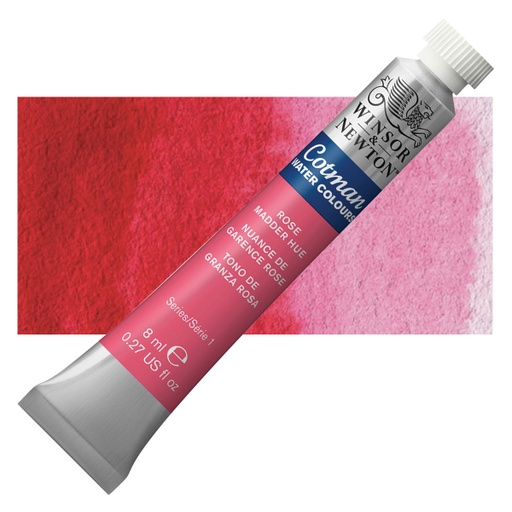 [094376902235] ACUARELA COTMAN 8ML ROSE MADDER HUE 580 - WINSOR & NE