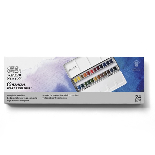 [5012572005838] SET DE ACUARELA COTMAN CAJA METAL 0390645 - WINSOR & NE