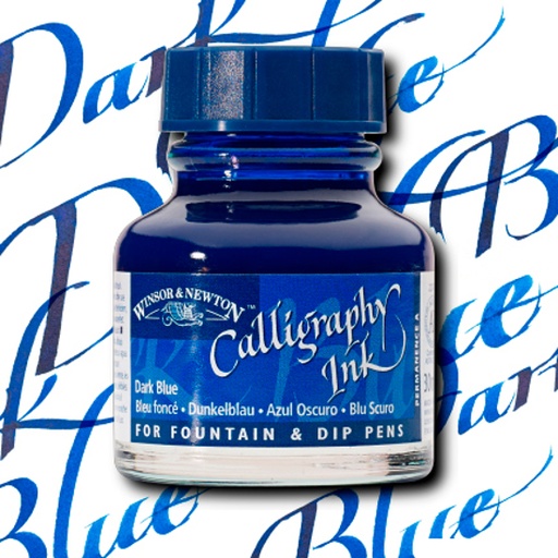 [094376907216] TINTA PARA CALIGRAFIA AZUL 30ML - WINSOR & NE